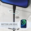 Liboer Small Wall Mount Floating Shelves 2 PCS Monitor Wall