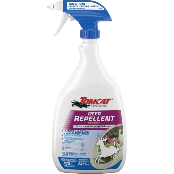 Tomcat Repellents Deer Repellent Ready-to-Use1 Spray - Repels Deer and