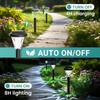 GIGALUMI 3 Pack Solar Lights - Outdoor Waterproof, Upgraded Solar