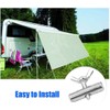 4Pcs Awning Rail Stoppers 8mm for Caravan Motorhome Campervan Boat,