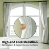 Curtain Holdbacks, Brass Gold Decorative Curtain Tiebacks Hooks Wall Mounted