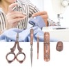 Embroidery Scissors Kit Red Ancient European Retro Style Stainless Steel