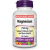 Webber Naturals Magnesium 250 mg, 100 Caplets, Supports Bone and