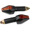 2pcs Black LED Turn Signals Lights Blinkers For 2008 Buell