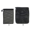 HOOLRZI Portable Golf Mesh Bag Golf Ball Drawstring Bag Large