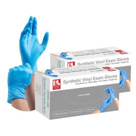 London Labs Synthetic Vinyl Exam Gloves (200, X-Large)