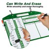 Magnetic Baseball Coach Clipboard, Dry Erase Tactical Baseball Lineup Board,