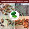 20 Pack Roach Killer Indoor Infestation, Powerful Attraction Cockroach Bait
