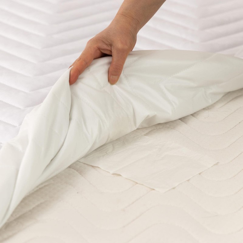 Quilted Waterproof RV Short Queen Mattress Protector Pad for 60