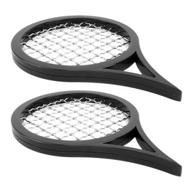 Hair Racket Twist Comb Curling Brush for Men with Curly Hair Twist Up Afro Styling 2pcs (Black)