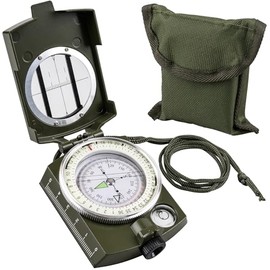 Brújulas, brújula de senderismo para supervivencia, impermeable, duradera y de tamaño de bolsillo, brújula táctica de supervivencia con cordón, escala