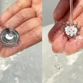 Head shaver replacement heads Compatible With skull shaver replacement Heads, Compatible With pitbull gold pro head shaver And Sliver For Pitbull Platinum Pro And For Palm Electric Razors 8 Pack