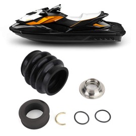 Frezon 4-Tec Carbon Ring Seal Drive Line Rebuild Kit & Boot for Sea Doo RXP RXPX RXTX GTX 271000422/295501174/271001434/271001420