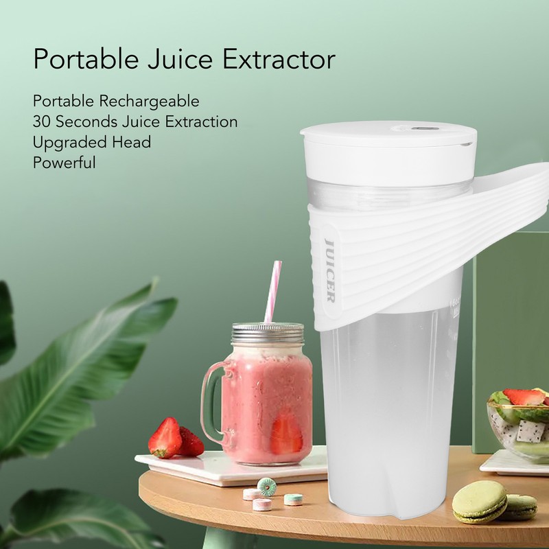 Portable Blender Waterproof USB Rechargeable Electric Fruit Mixer Shake Blender