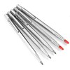 Jikiki Pen, Injuri Needle, Knock Type, Carbide (5 Pieces, Silver