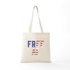 CafePress Free AF Tote Bag Reusable Natural Beige Canvas Shopping