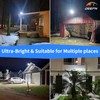 Deepn Solar Lights Outdoor, IP66 Waterproof Street Lights Outdoor, 6500K