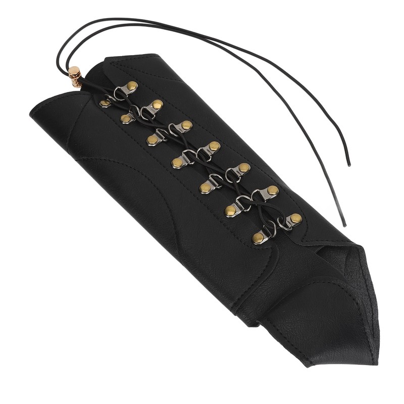 Archery Arm Guard PU Leather Soft Antiwear Adjustable Easy to