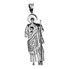 San Judas Silver 925 Pendant - Size: Medium