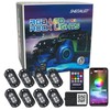 Rock Lights for Trucks, 8 Pods Underglow RGB Neon Lights