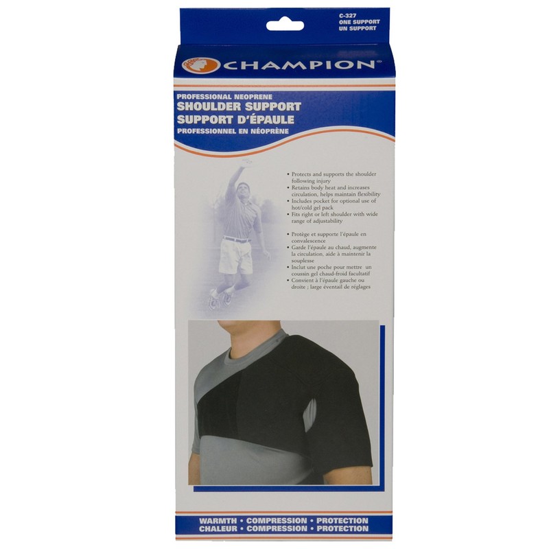 OTC Shoulder Support, Brace and Post-Surgical Protector, Neoprene, Large