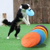 Dog Frisbee Rubber Pet Puppy Safe Exercise Fetch Outdoor Training