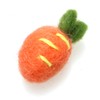HJ Garden 5pcs Wool Felting Carrots, Home Decoration Ornament Gift,