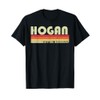 HOGAN Surname Funny Retro Vintage 80s 90s Birthday Reunion T-Shirt