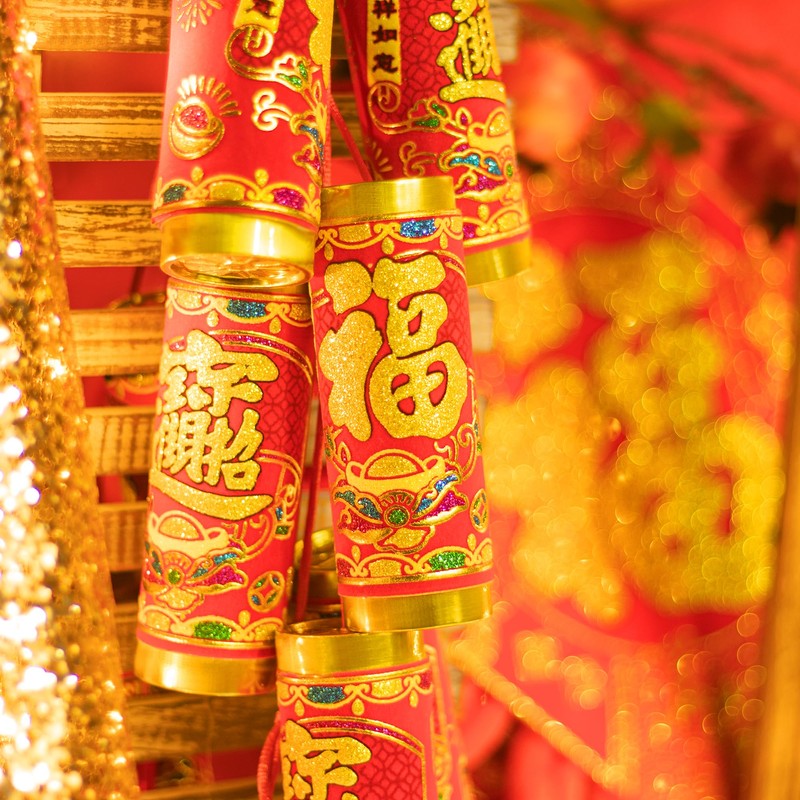 KI Store 57" Chinese New Year Decorations Decorative Firecracker Large