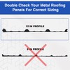 Duco USA-Made R Panel Foam Closure Strips - 1 Pack