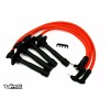 VMS RACING RED 10.2MM SPARK PLUG IGNITION WIRES CABLES FOR