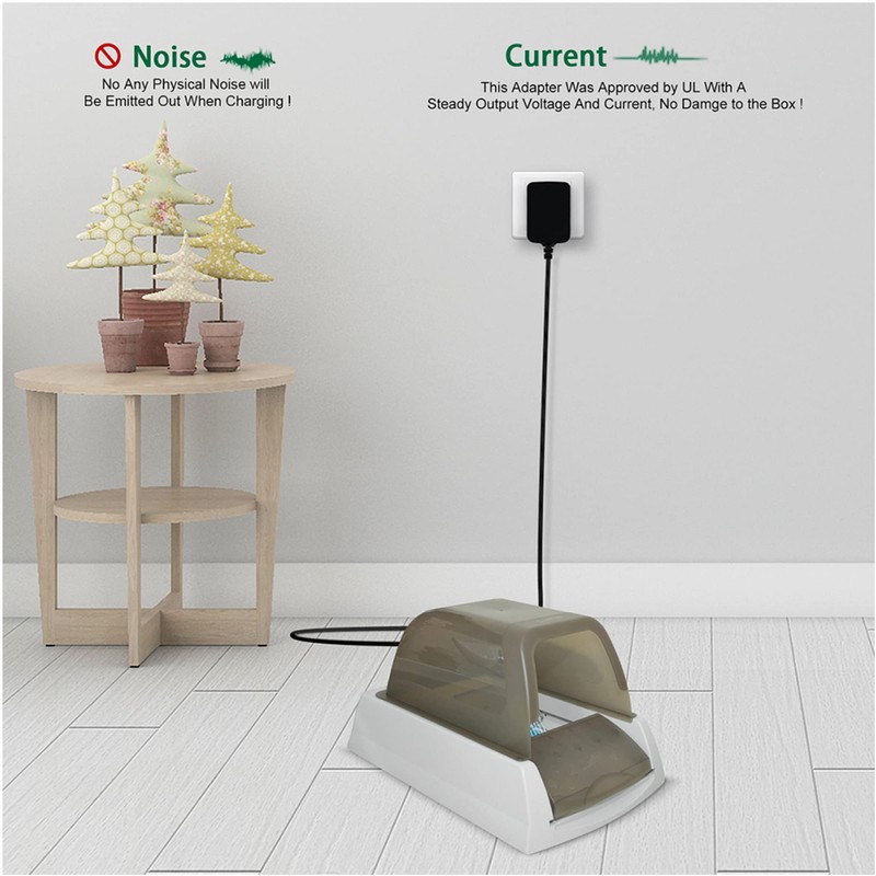 Cat Litter Box Adapter Automatic Self-Cleaning Classic Power Supply Cord