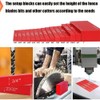 Setup Blocks Height Gauge Set, 15PCS Precision Aluminum Setup Bars