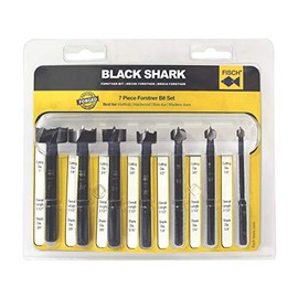 Fisch 7 pc Imperial Black Shark Forstner Bit Set In Blister Pack | FSA-367192