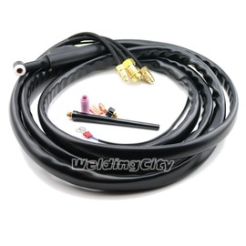 WeldingCity WP-20-25R Complete Ready-to-Go Package 25-ft 250Amp Water-Cooled TIG Welding Torch