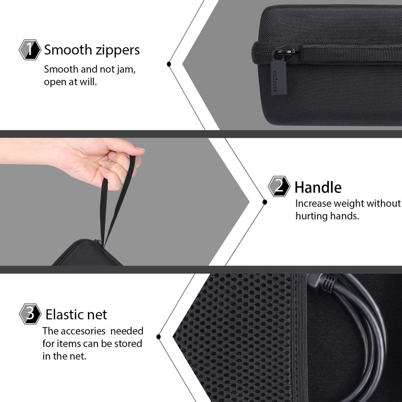 co2CREA Hard Travel Case Replacement for Xvive U4 U4R Wireless