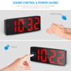 Criacr Digital Alarm Clock with Large Numbers Display, Portable Alarm