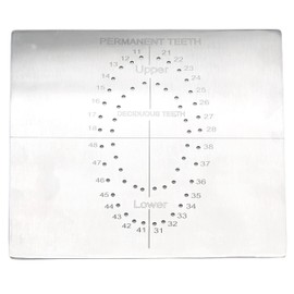 VISION TEK MED Rubber Dam Template for Hole Punching Dental Dams Punch Endodontics DN-2371