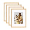 8x10 Picture Frame Set of 4, Displays 5x7 with Mat