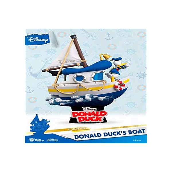 Beast Kingdom Donald Duck's Boat Diorama Stage 029 D-Stage Figure, multicolor,15 cm
