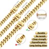 CaptainSteeL Stainless Steel Cuban Link Chain Necklace for Men