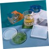 TEHAUX 1 Set Coaster Mold for Epoxy Resin Flexible and