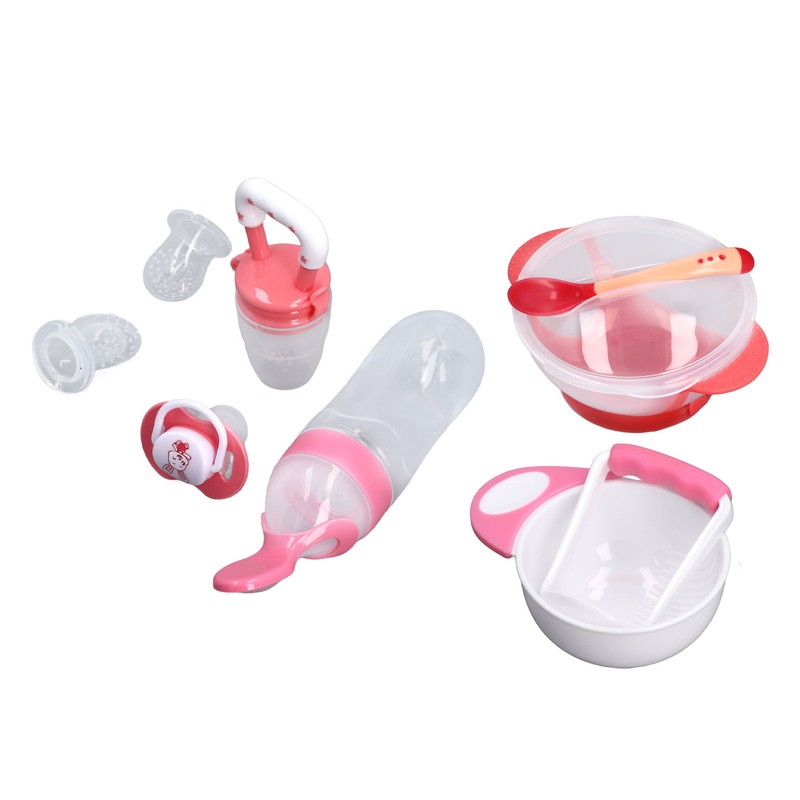 Baby Feeding Tools Set Newborn Baby Bowl and Spoon Set