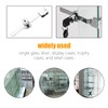 Qjaiune 4 Pack Sliding Glass Door Lock, Keyed Alike Showcase