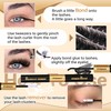 Focipeysa Eyelash Extension Kit, 200pcs 80D Mink Fur False Eyelashes,