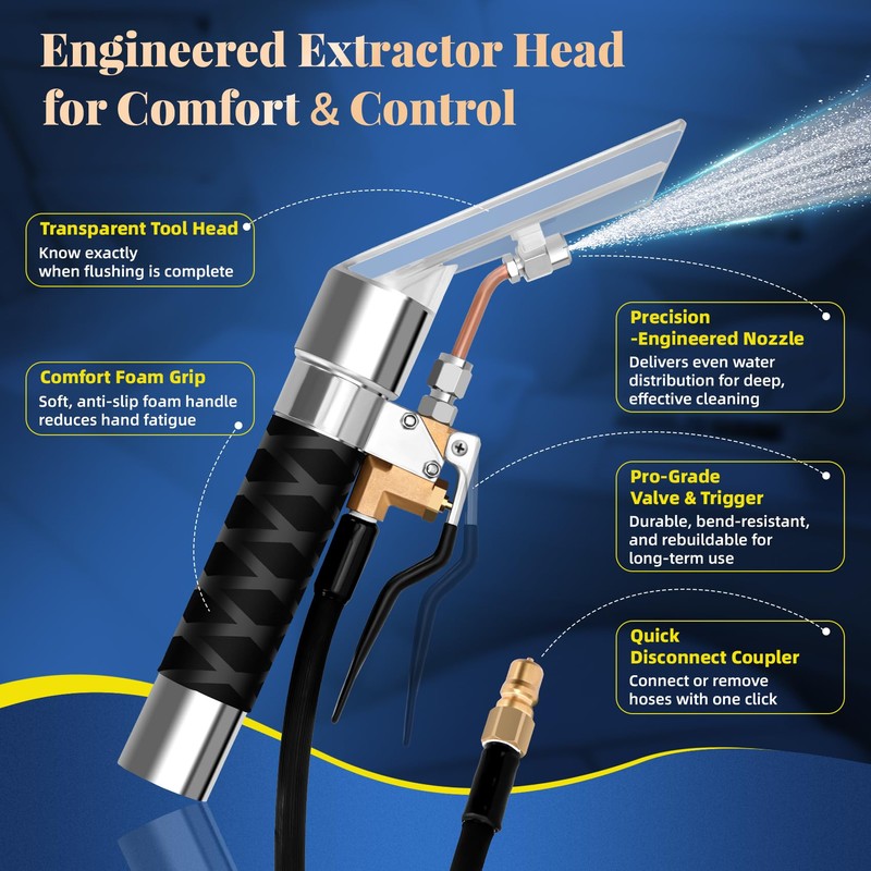 Better Extractor Hose Kit Compatible with Shop Vac Extractor Kit,