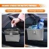 BDZMC Car Trash Can, Hanging Storage Container Dustbin, Foldable Garbage