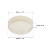 PATIKIL 3.5" PVC Pipe End Cap Fitting, 3 Pack Furniture