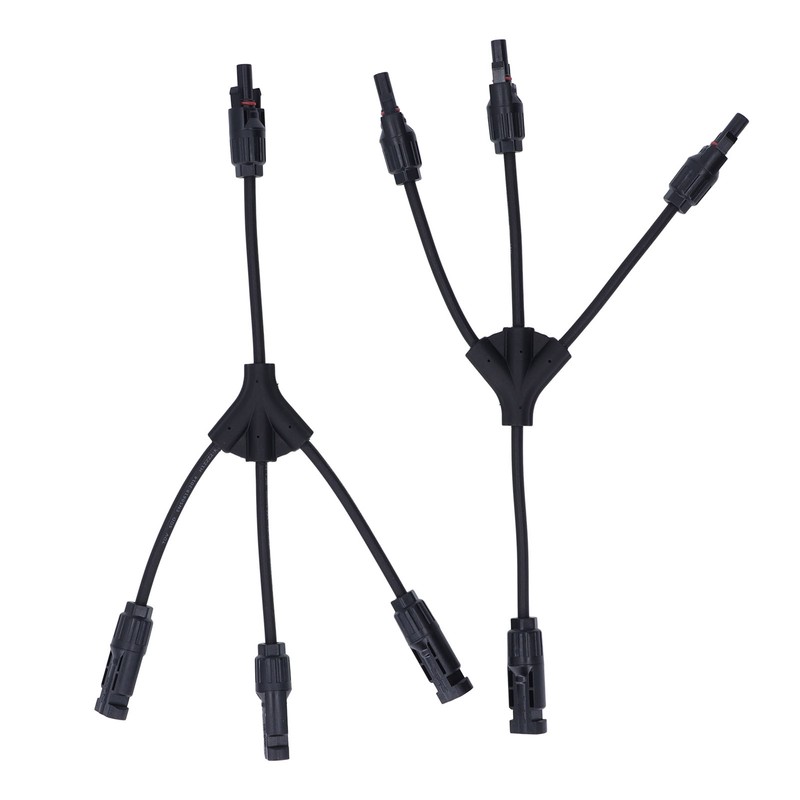 One Pair Solar Panel Connector 3 to 1 Y Branch