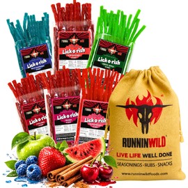 Delicious Licorice Candy Variety Pack - 6 Lbs of Soft, Chewy, Flavor-Packed Licorice in 6 Fun & Fruity Flavors - 1lb Bags Each - Perfect for Easter Basket Stuffers, Easter Candy, Gifting, Sharing, Parties & Snacking Fun!